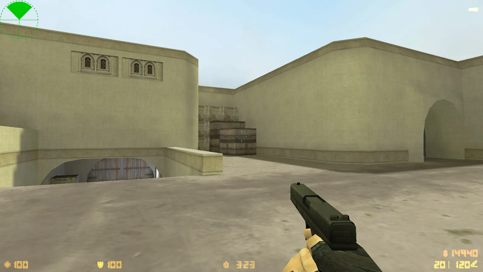 Скриншот  CS 1.6 Violent Clash: сборка с черными моделями оружия, прозрачным меню, sniper Fury и оптимизированным конфигом