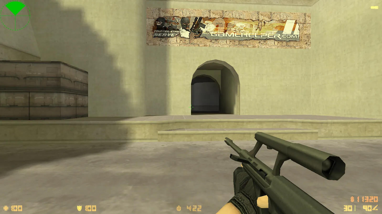 Скриншот  CS 1.6 Violent Clash: сборка с черными моделями оружия, прозрачным меню, sniper Fury и оптимизированным конфигом