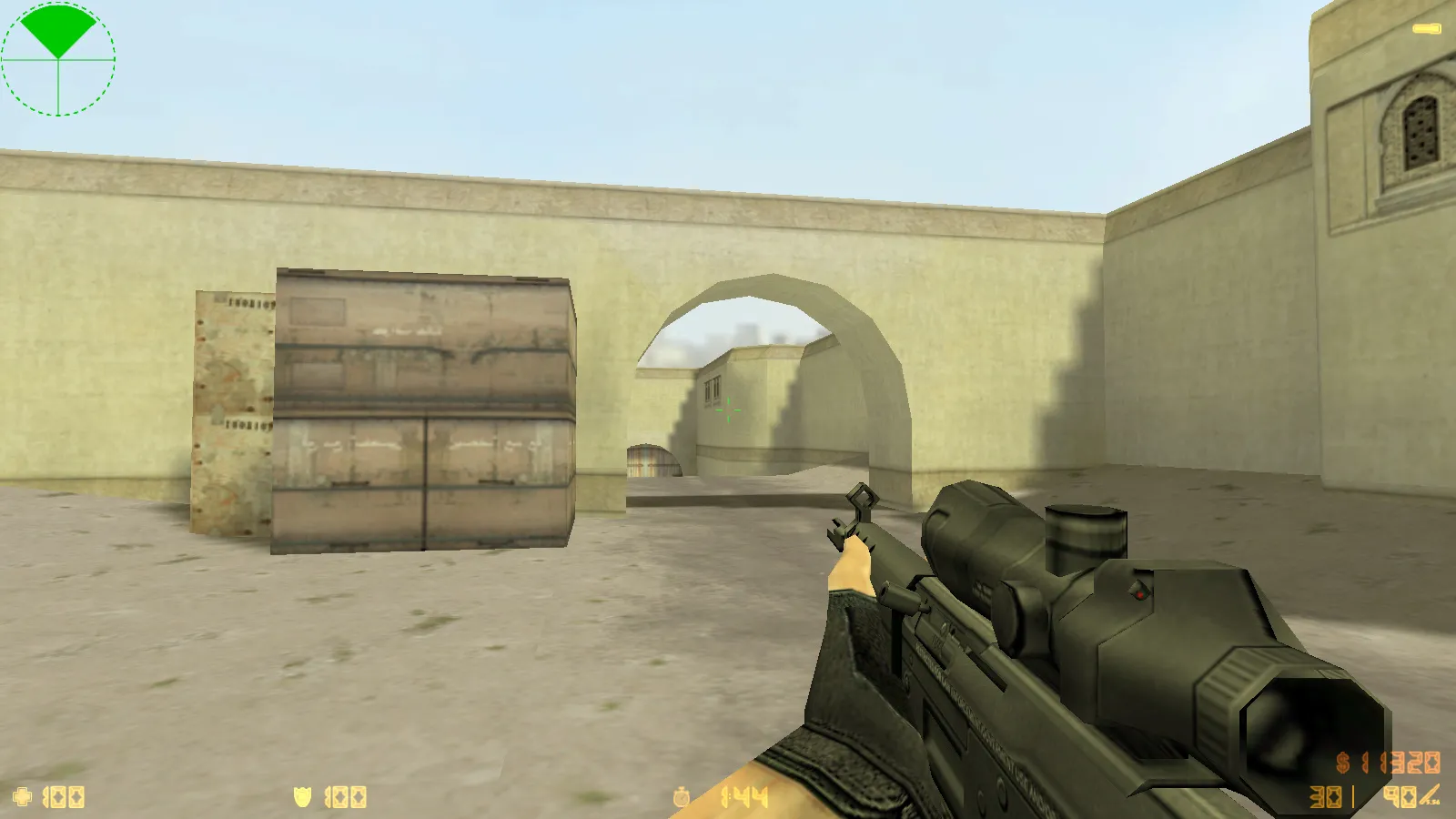 Скриншот  CS 1.6 Violent Clash: сборка с черными моделями оружия, прозрачным меню, sniper Fury и оптимизированным конфигом