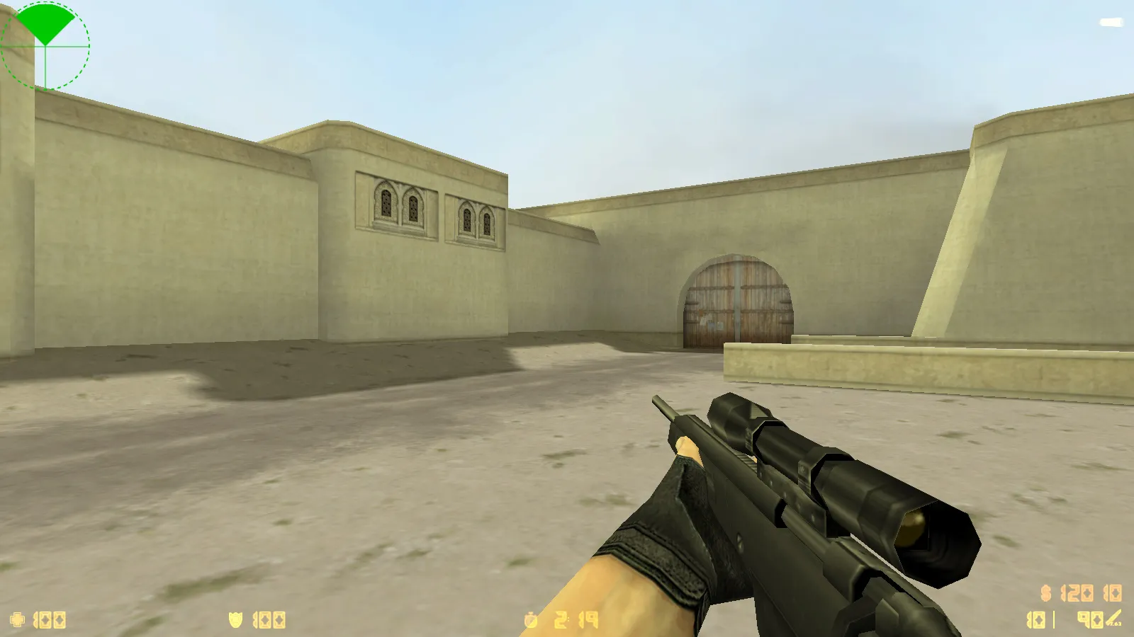 Скриншот  CS 1.6 Violent Clash: сборка с черными моделями оружия, прозрачным меню, sniper Fury и оптимизированным конфигом