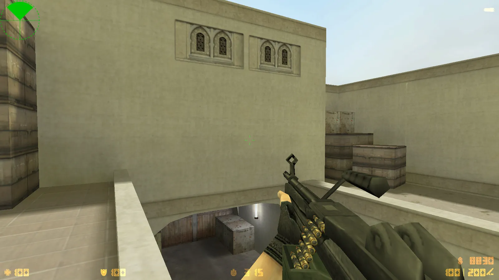 Скриншот  CS 1.6 Violent Clash: сборка с черными моделями оружия, прозрачным меню, sniper Fury и оптимизированным конфигом