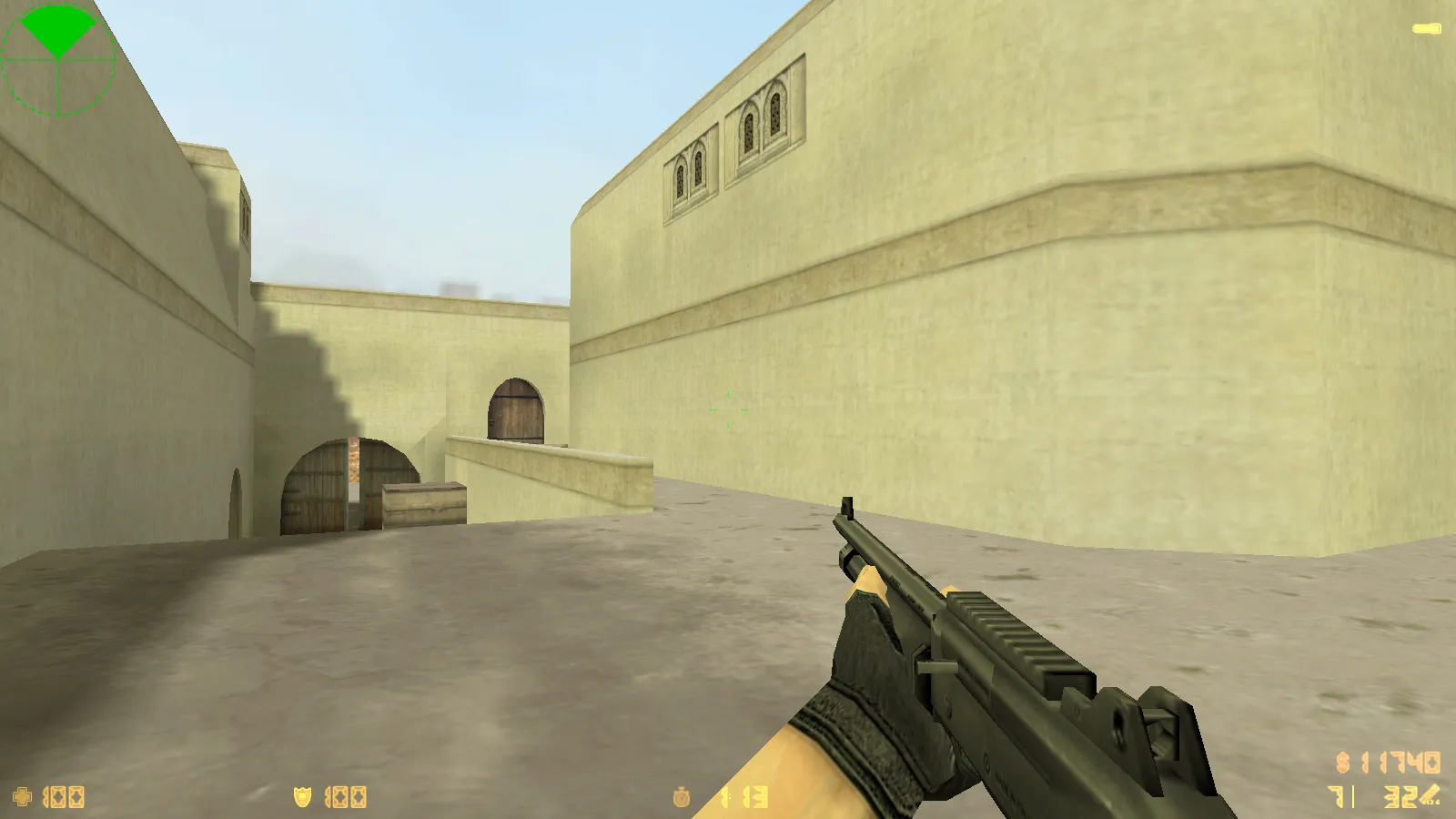 Скриншот  CS 1.6 Violent Clash: сборка с черными моделями оружия, прозрачным меню, sniper Fury и оптимизированным конфигом