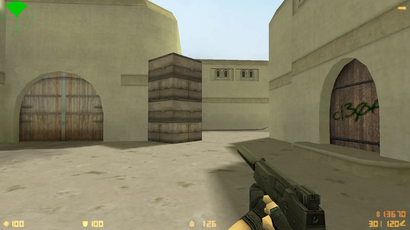 Скриншот  CS 1.6 Violent Clash: сборка с черными моделями оружия, прозрачным меню, sniper Fury и оптимизированным конфигом