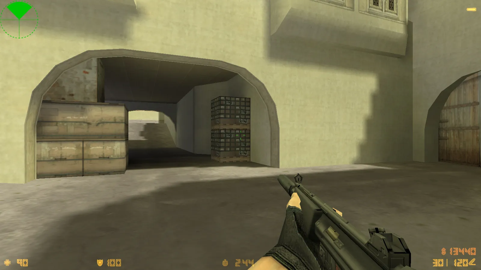 Скриншот  CS 1.6 Violent Clash: сборка с черными моделями оружия, прозрачным меню, sniper Fury и оптимизированным конфигом