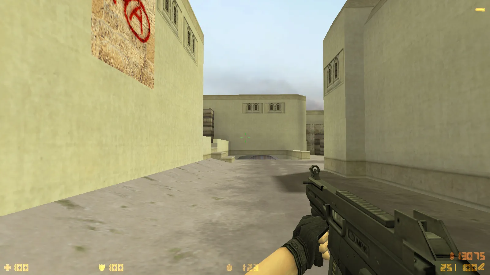 Скриншот  CS 1.6 Violent Clash: сборка с черными моделями оружия, прозрачным меню, sniper Fury и оптимизированным конфигом