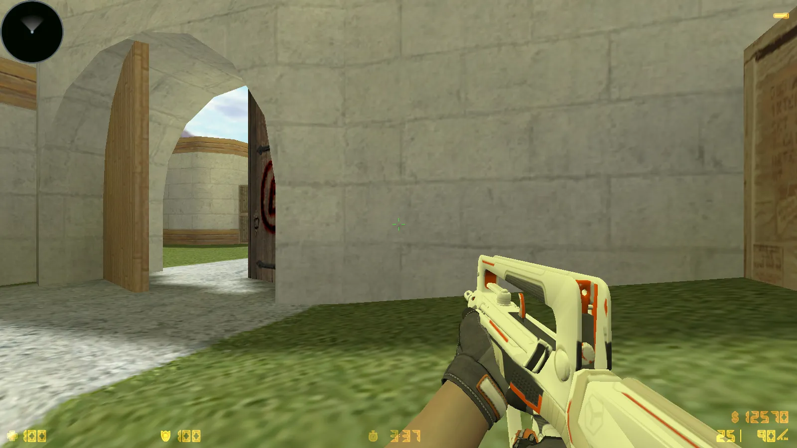 Скриншот  CS 1.6 Vortex — тематическая сборка с CS2 скинами, темным меню, оптимизированным конфигом и звуками