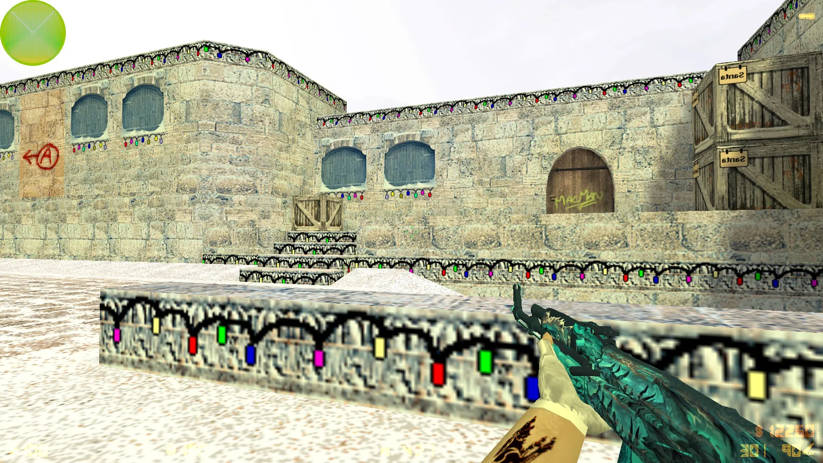 Скриншот CS 1.6 от Вовчика Кабанова: 12 нововведений, скины оружия, меню, звуки, конфиг и стабильный запуск