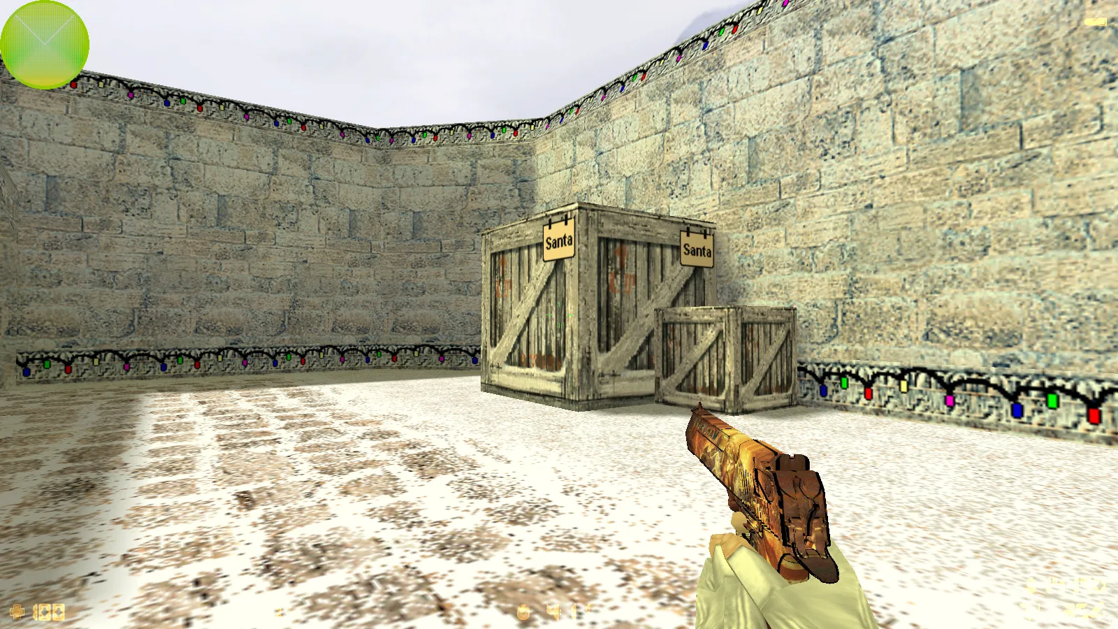 Скриншот  CS 1.6 от Вовчика Кабанова: 12 нововведений, скины оружия, меню, звуки, конфиг и стабильный запуск