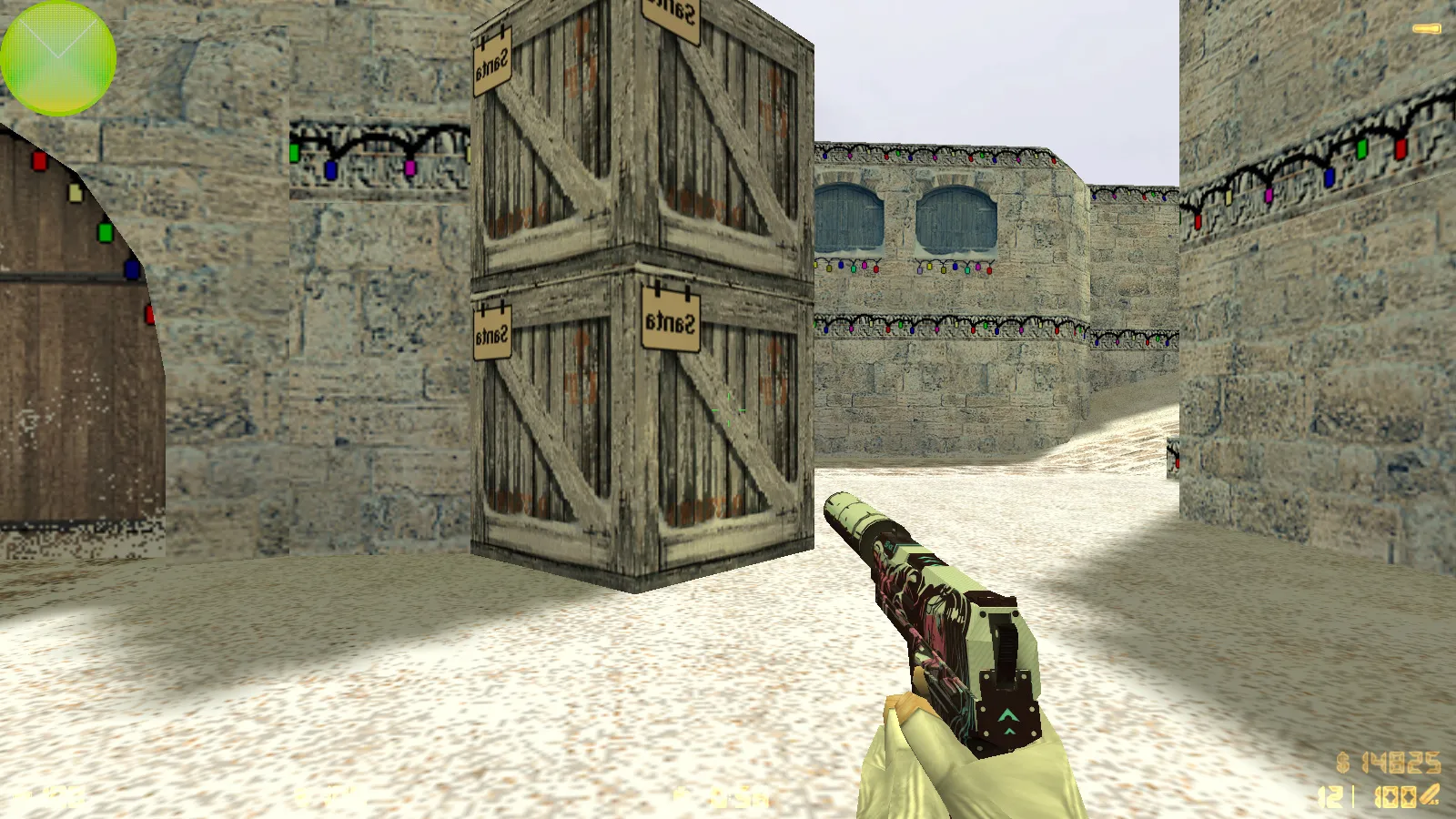 Скриншот  CS 1.6 от Вовчика Кабанова: 12 нововведений, скины оружия, меню, звуки, конфиг и стабильный запуск