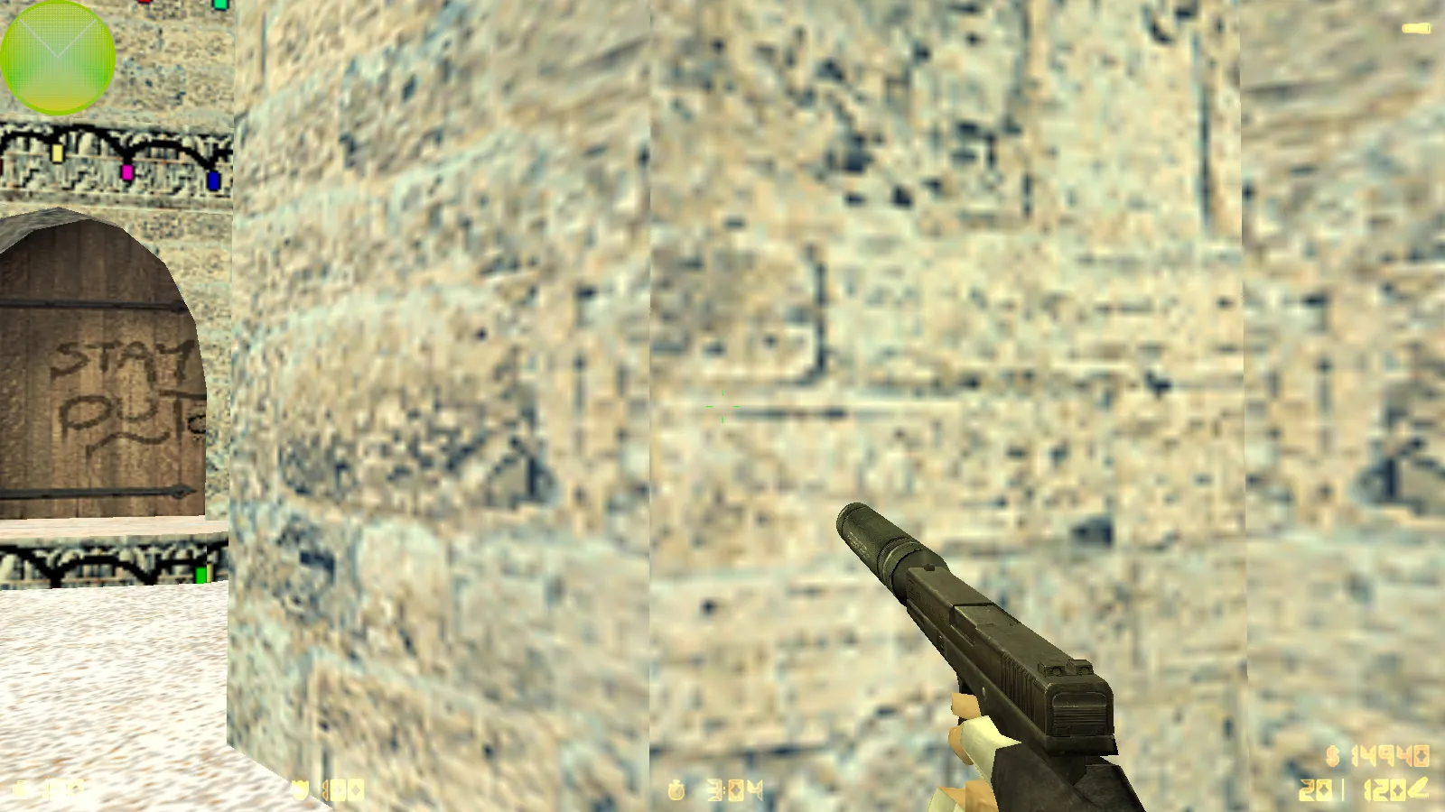 Скриншот  CS 1.6 от Вовчика Кабанова: 12 нововведений, скины оружия, меню, звуки, конфиг и стабильный запуск