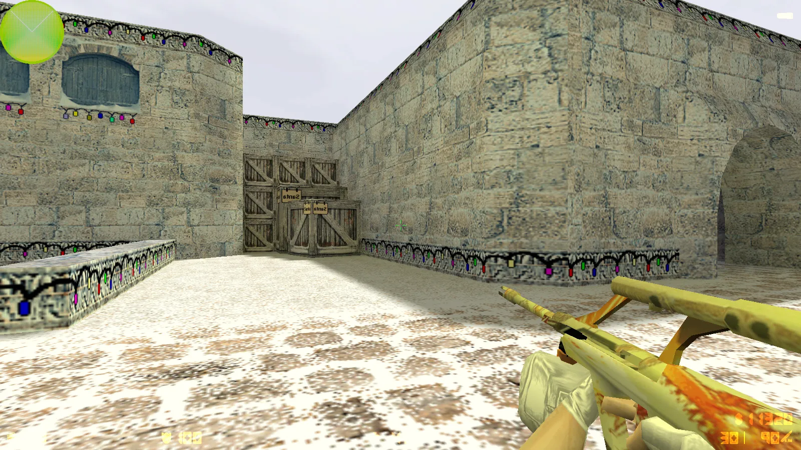 Скриншот  CS 1.6 от Вовчика Кабанова: 12 нововведений, скины оружия, меню, звуки, конфиг и стабильный запуск