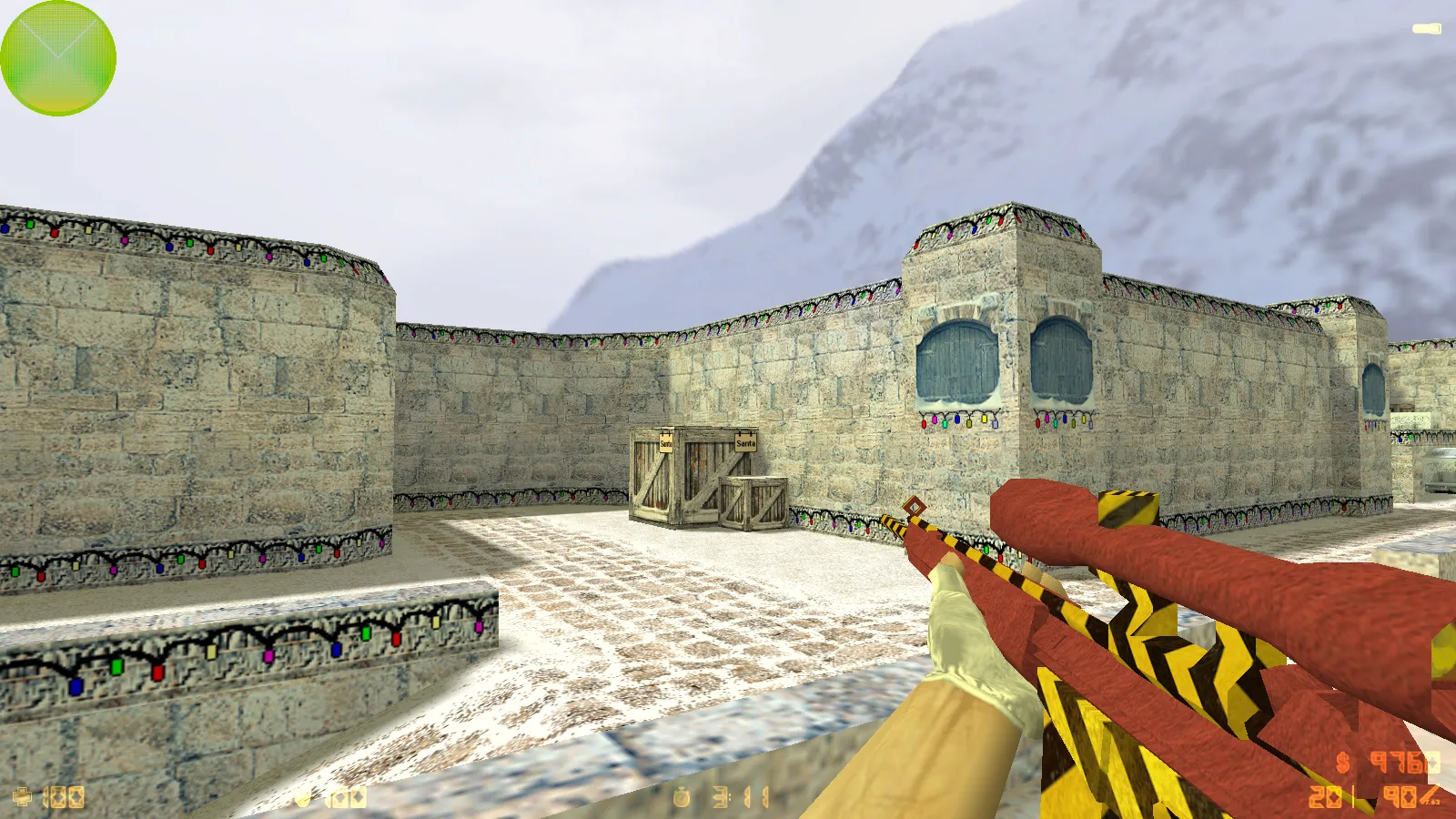 Скриншот  CS 1.6 от Вовчика Кабанова: 12 нововведений, скины оружия, меню, звуки, конфиг и стабильный запуск