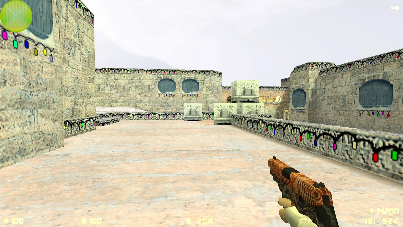 Скриншот  CS 1.6 от Вовчика Кабанова: 12 нововведений, скины оружия, меню, звуки, конфиг и стабильный запуск