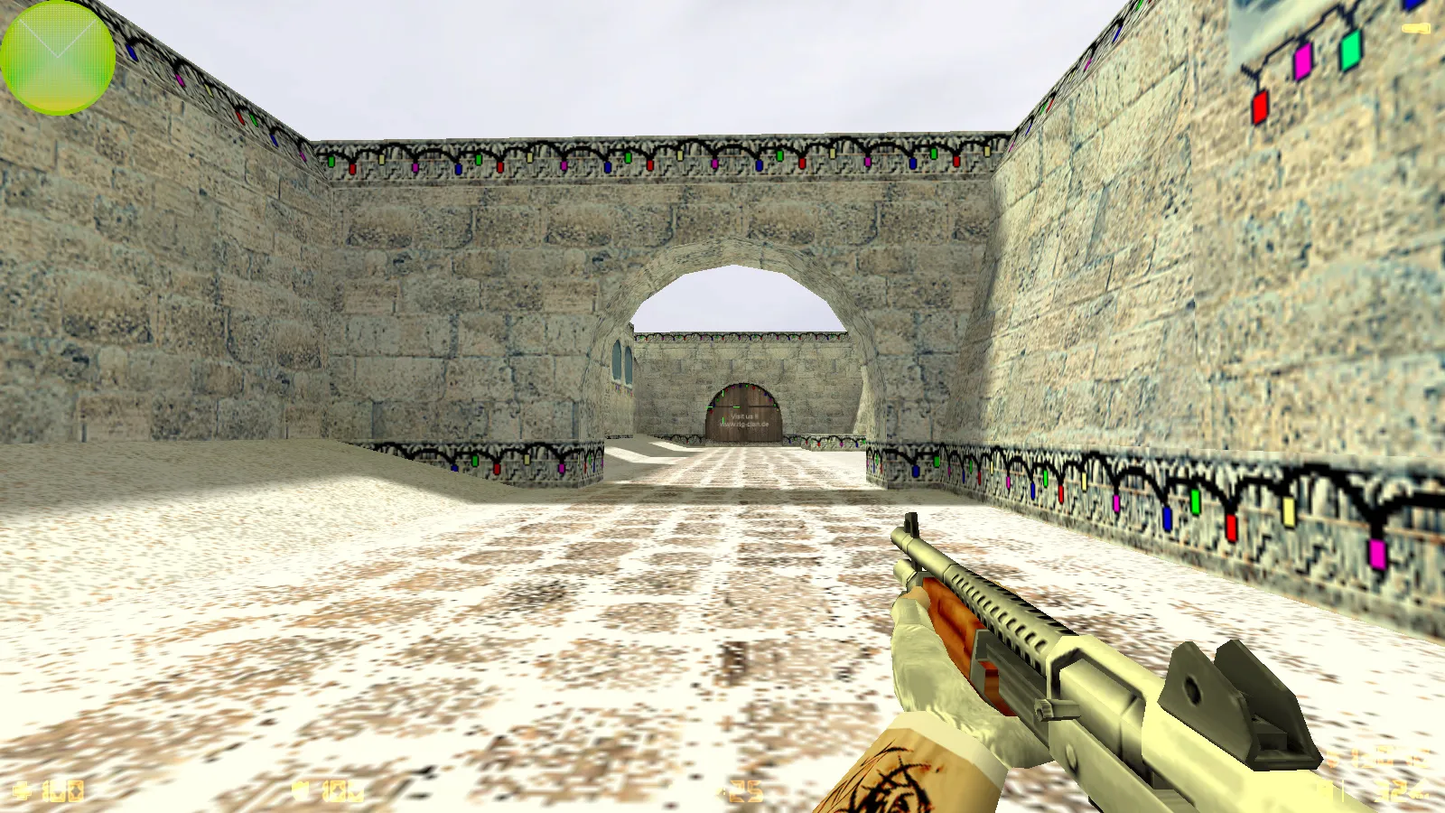 Скриншот  CS 1.6 от Вовчика Кабанова: 12 нововведений, скины оружия, меню, звуки, конфиг и стабильный запуск