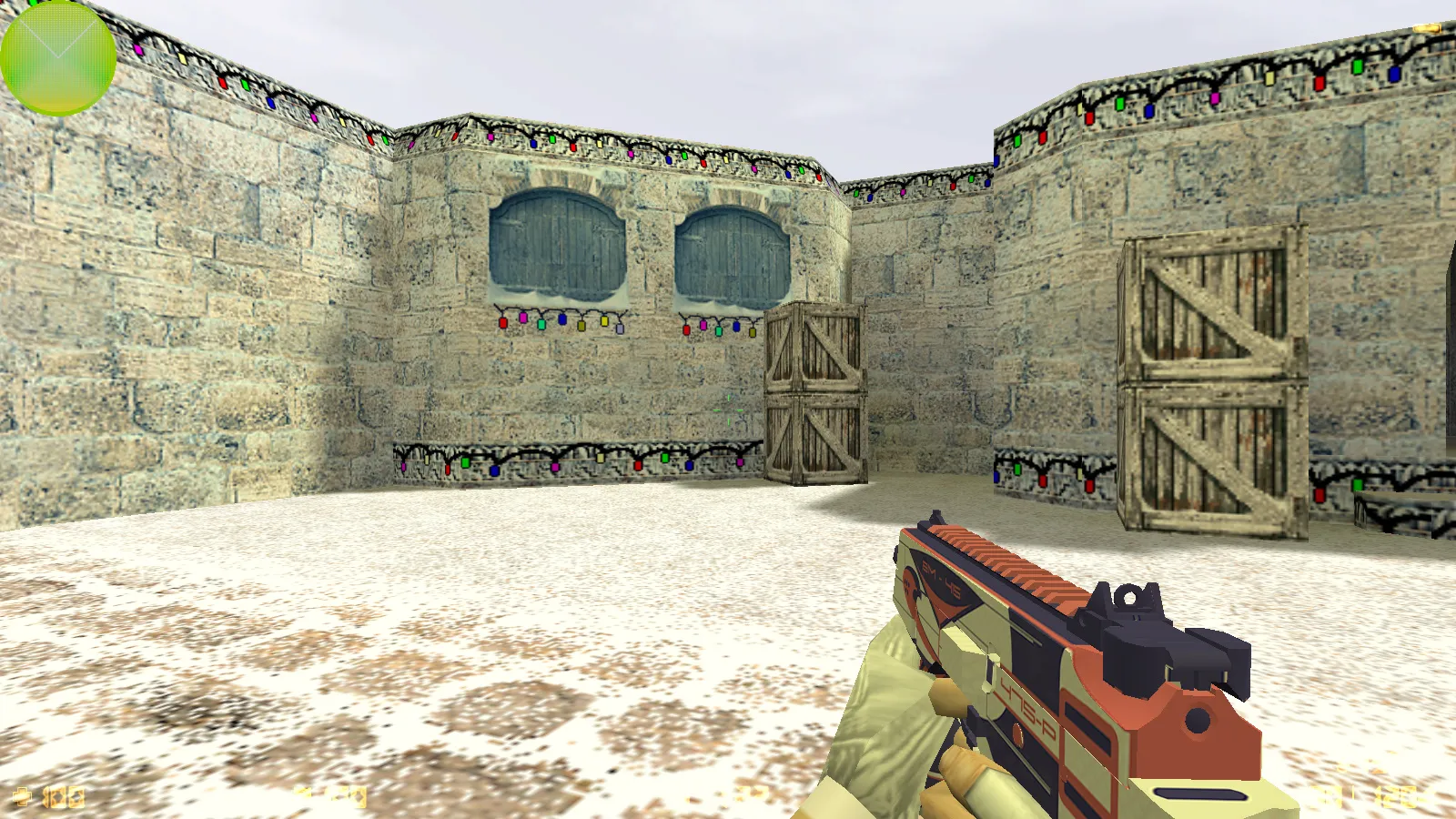 Скриншот  CS 1.6 от Вовчика Кабанова: 12 нововведений, скины оружия, меню, звуки, конфиг и стабильный запуск