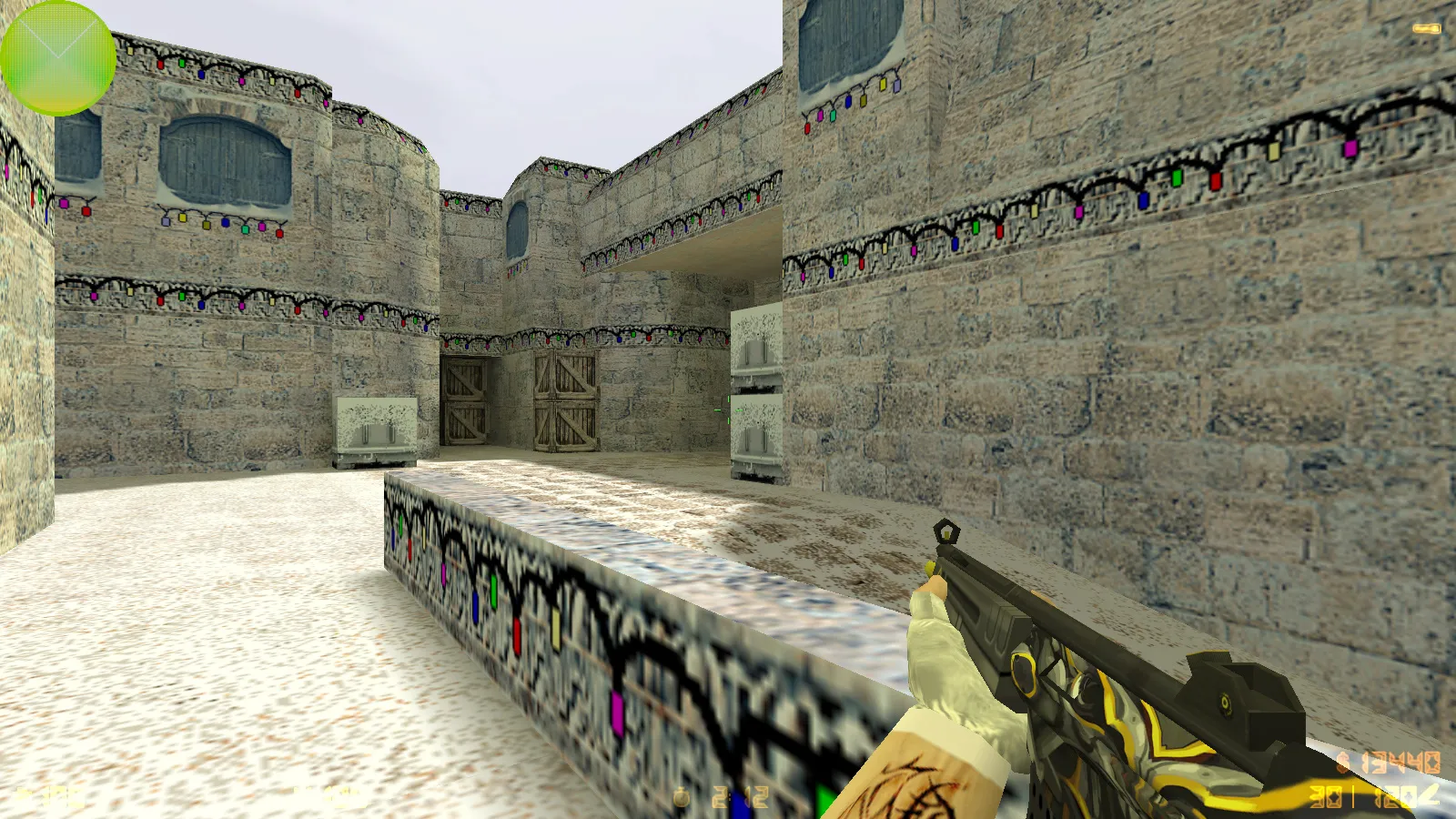 Скриншот  CS 1.6 от Вовчика Кабанова: 12 нововведений, скины оружия, меню, звуки, конфиг и стабильный запуск