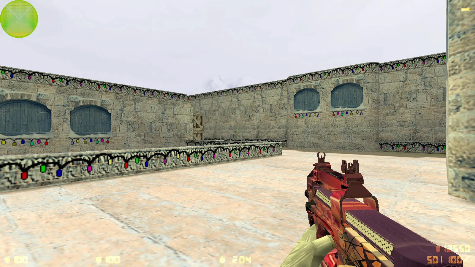 Скриншот  CS 1.6 от Вовчика Кабанова: 12 нововведений, скины оружия, меню, звуки, конфиг и стабильный запуск