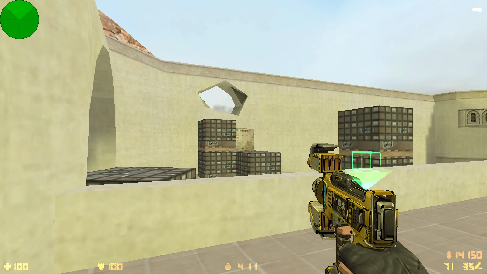 Скриншот  CS 1.6 Voxel: тематическая сборка с модами, оптимизированным конфигом и обновлёнными звуками