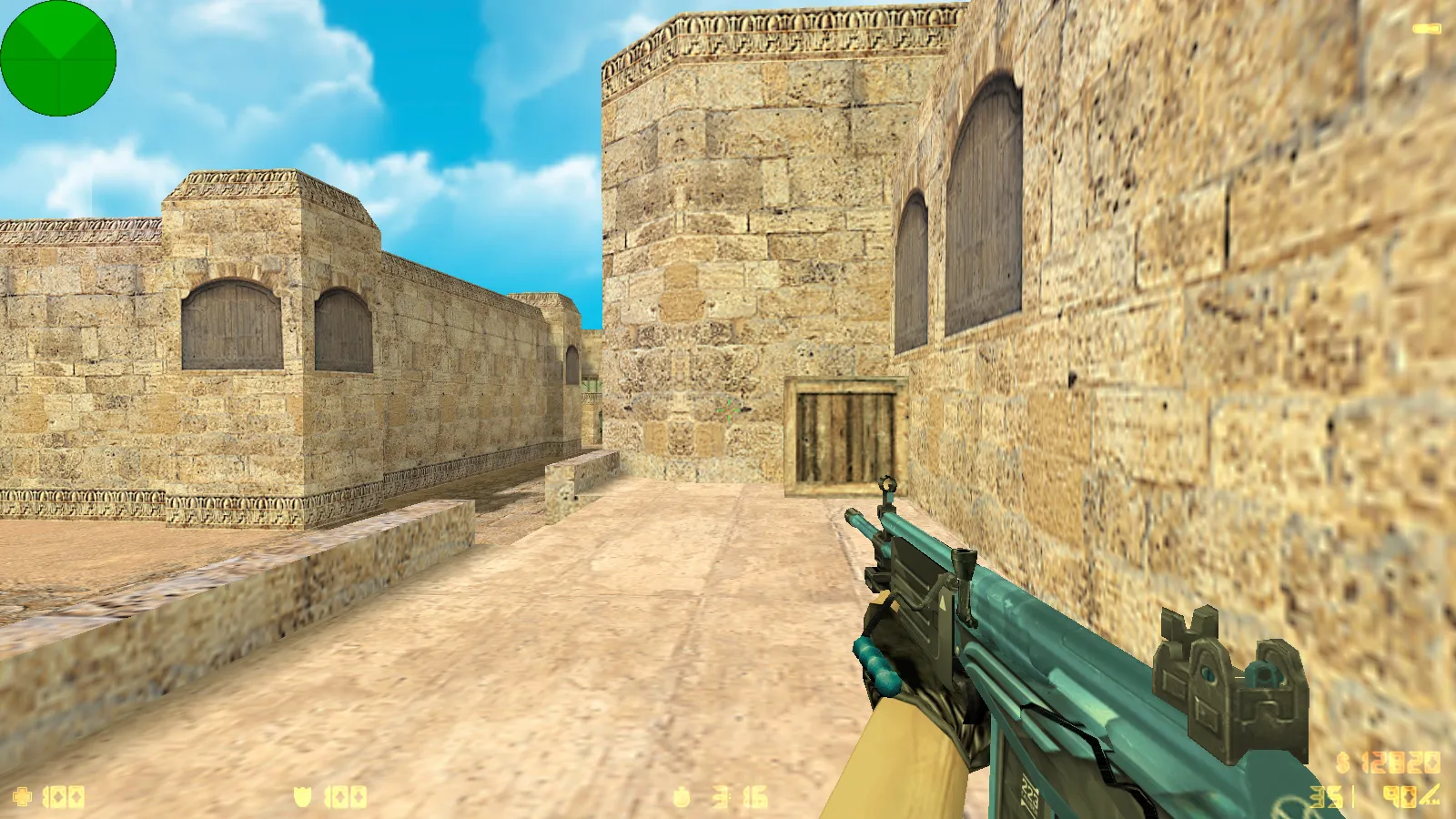 Скриншот  CS 1.6 от WANGAZOREDD: блогерская сборка с 27 моделями оружия, уникальными перчатками, темной темой меню и оптимизированным конфигом