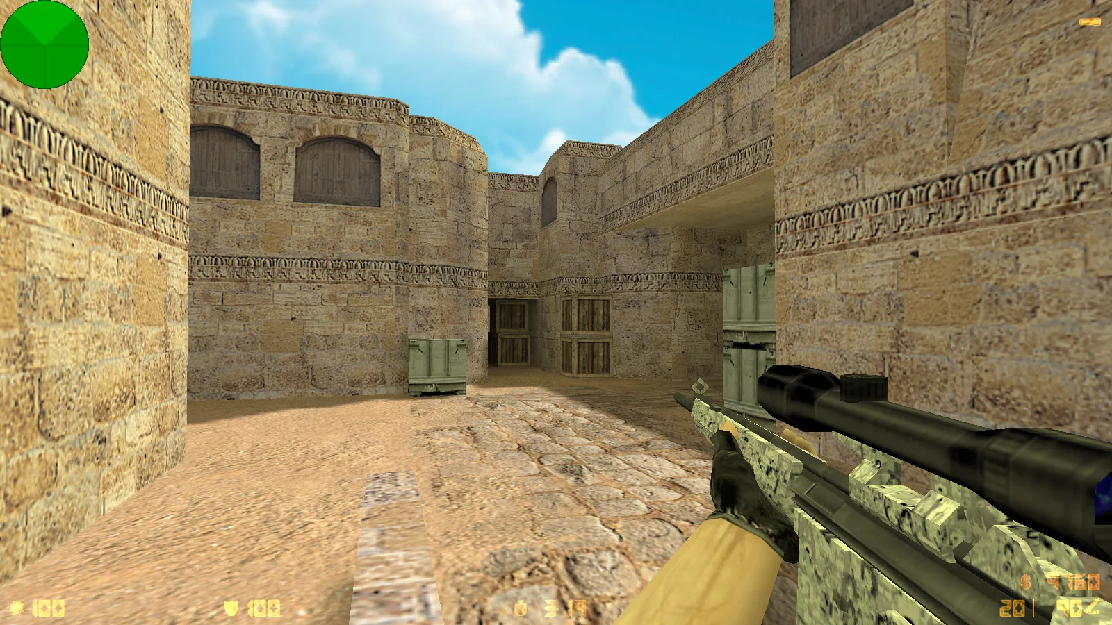 Скриншот  CS 1.6 от WANGAZOREDD: блогерская сборка с 27 моделями оружия, уникальными перчатками, темной темой меню и оптимизированным конфигом