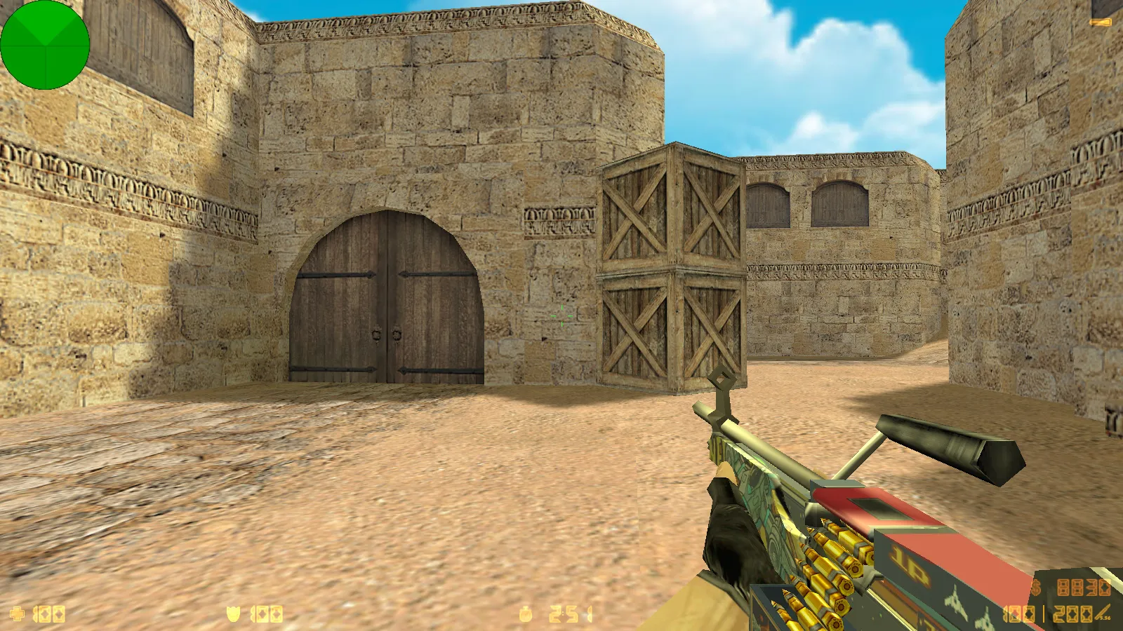 Скриншот  CS 1.6 от WANGAZOREDD: блогерская сборка с 27 моделями оружия, уникальными перчатками, темной темой меню и оптимизированным конфигом