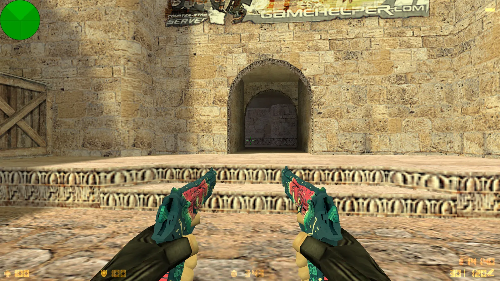 Скриншот  CS 1.6 от WANGAZOREDD: блогерская сборка с 27 моделями оружия, уникальными перчатками, темной темой меню и оптимизированным конфигом