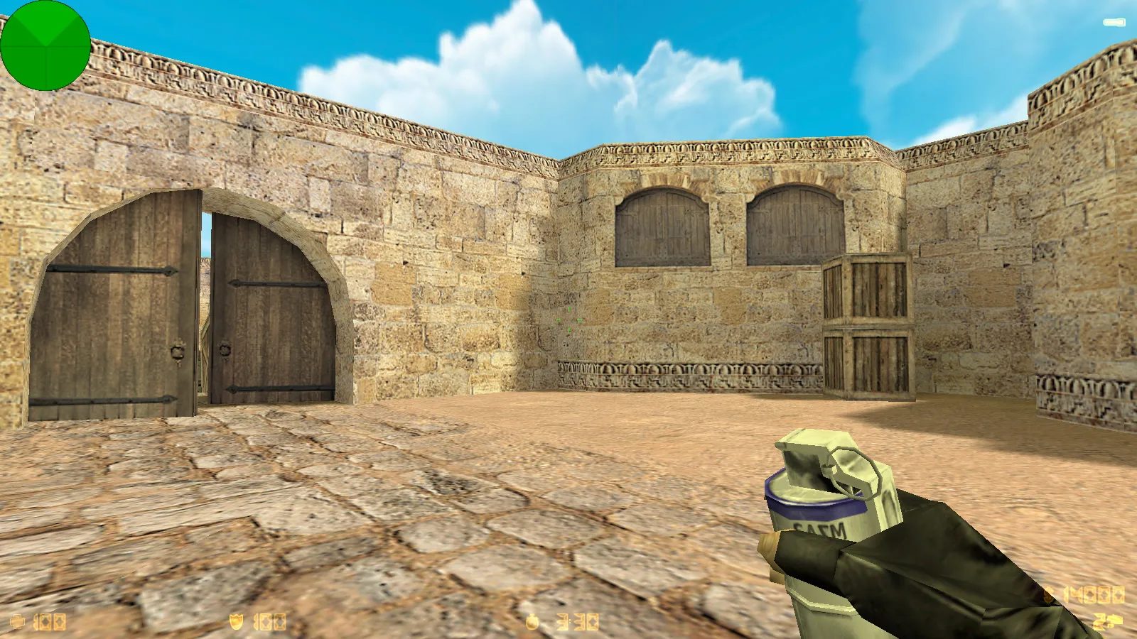 Скриншот  CS 1.6 от WANGAZOREDD: блогерская сборка с 27 моделями оружия, уникальными перчатками, темной темой меню и оптимизированным конфигом