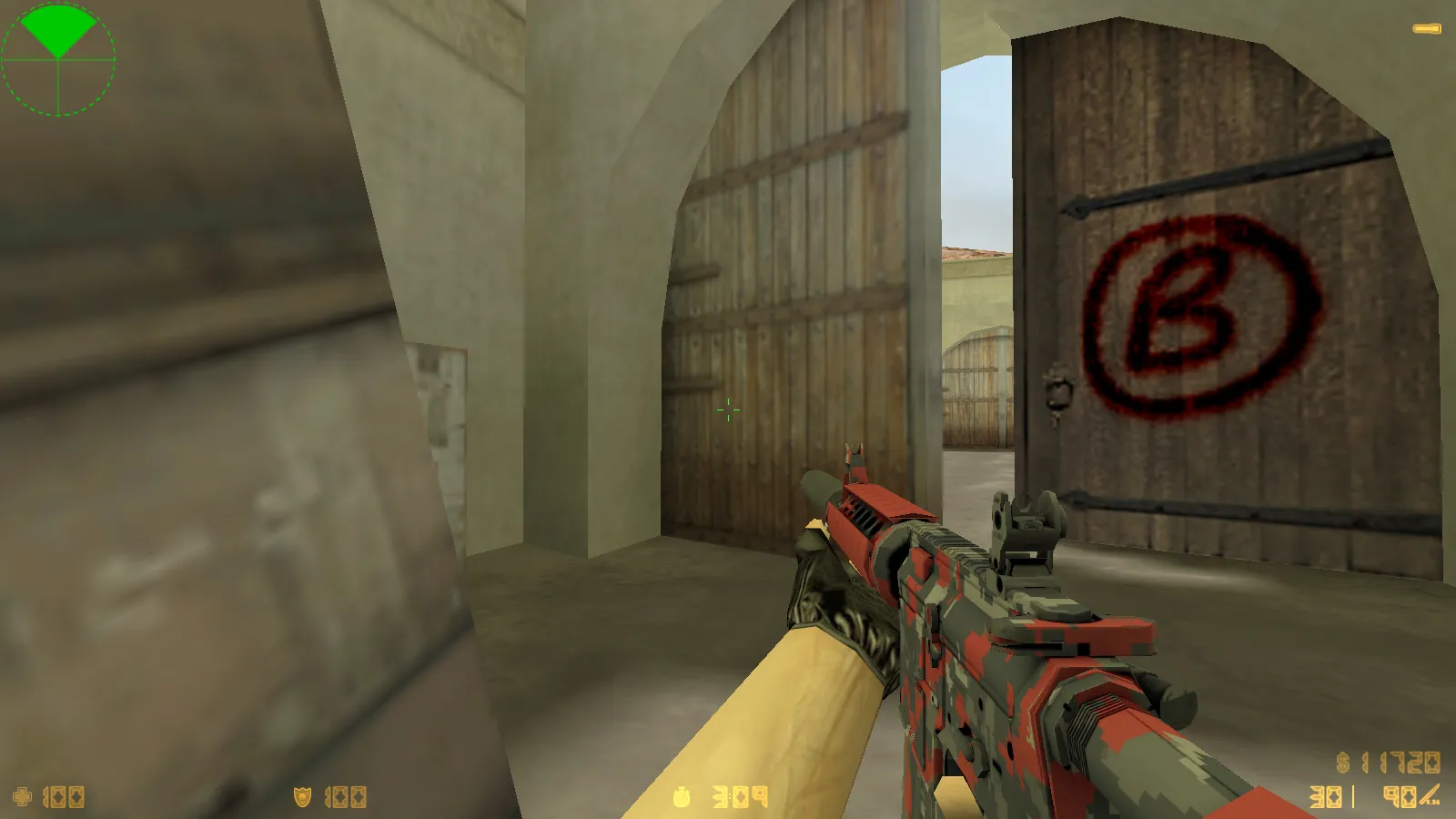 Скриншот CS 1.6 Wardon — блогерская сборка с 27 скинами, темной темой меню, улучшенными звуками и оптимизированным конфигом