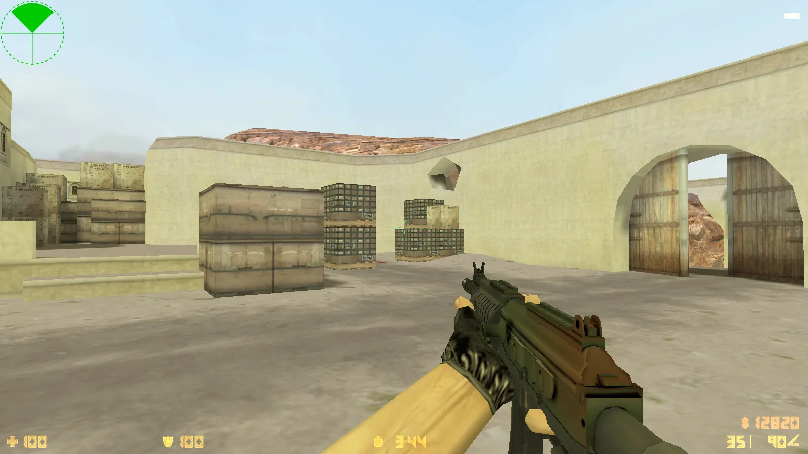 Скриншот  CS 1.6 Wardon — блогерская сборка с 27 скинами, темной темой меню, улучшенными звуками и оптимизированным конфигом