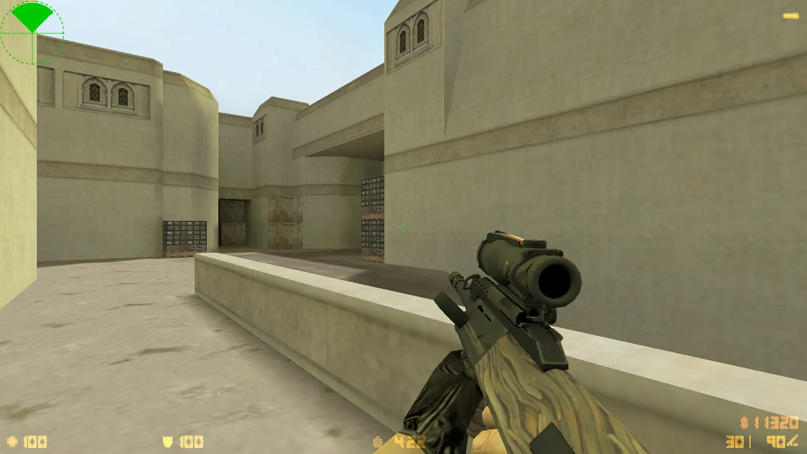 Скриншот  CS 1.6 Wardon — блогерская сборка с 27 скинами, темной темой меню, улучшенными звуками и оптимизированным конфигом