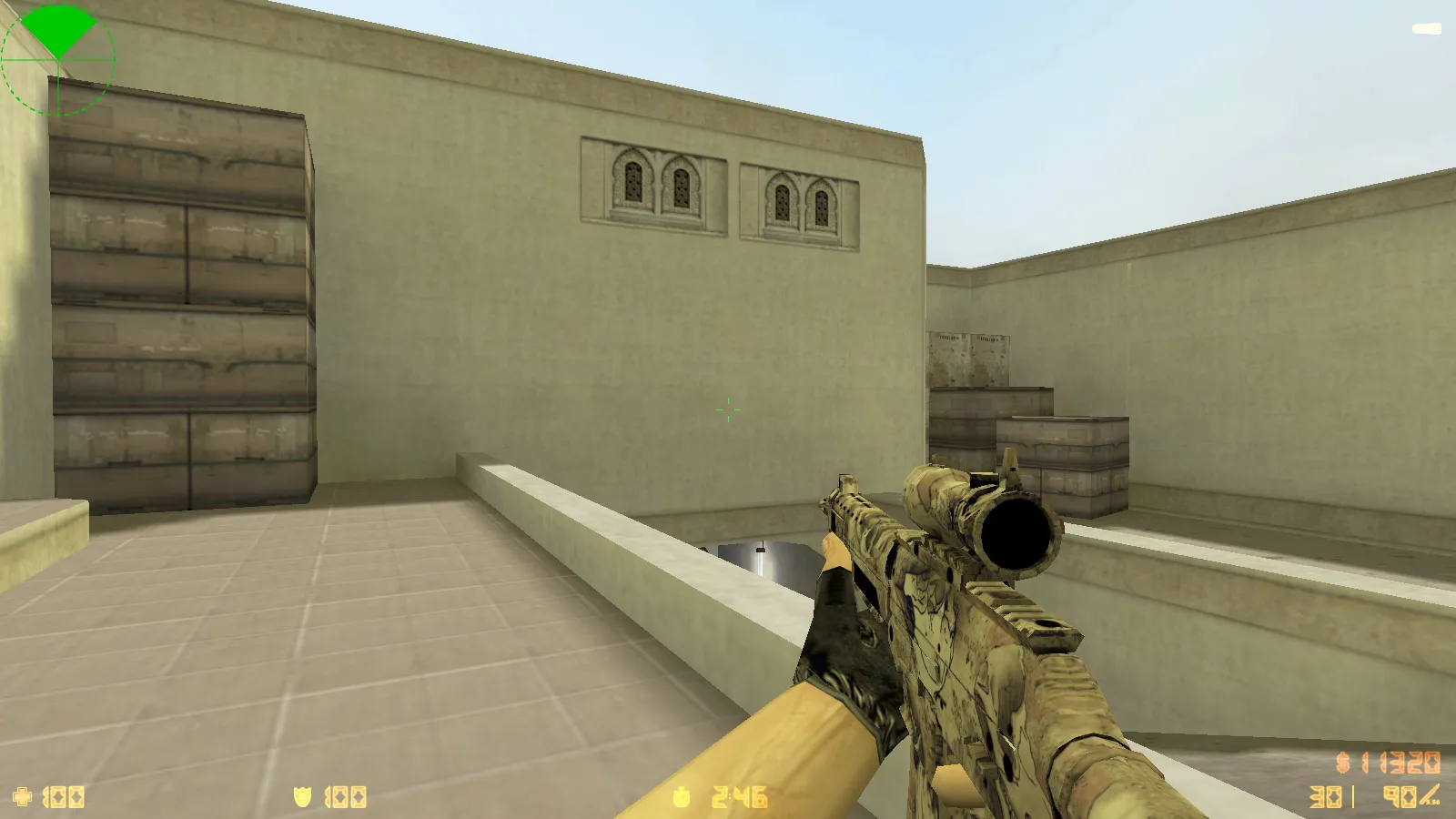 Скриншот  CS 1.6 Wardon — блогерская сборка с 27 скинами, темной темой меню, улучшенными звуками и оптимизированным конфигом