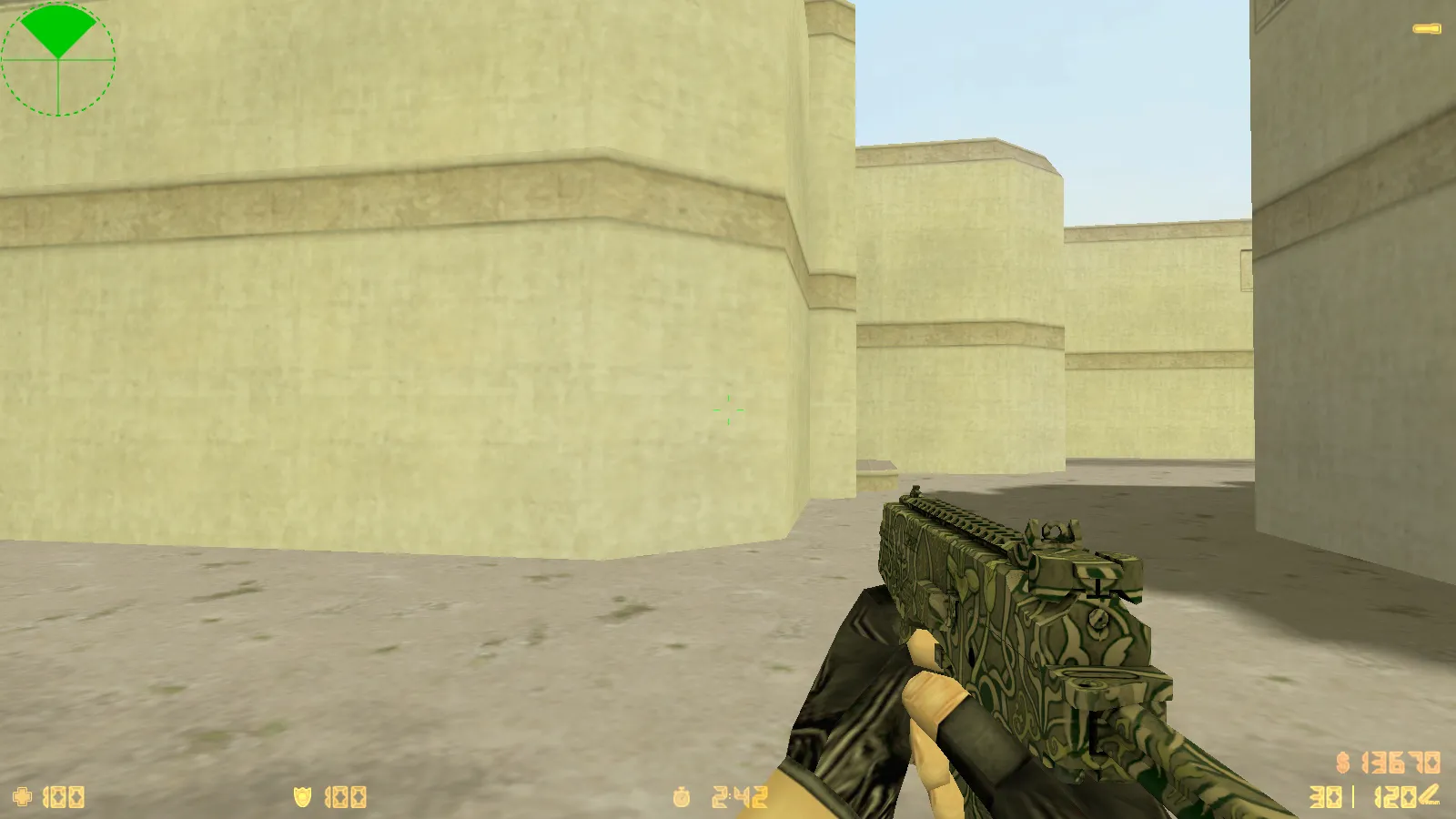 Скриншот  CS 1.6 Wardon — блогерская сборка с 27 скинами, темной темой меню, улучшенными звуками и оптимизированным конфигом