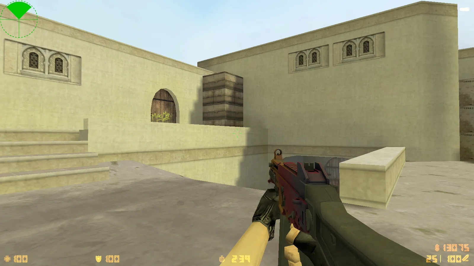 Скриншот  CS 1.6 Wardon — блогерская сборка с 27 скинами, темной темой меню, улучшенными звуками и оптимизированным конфигом