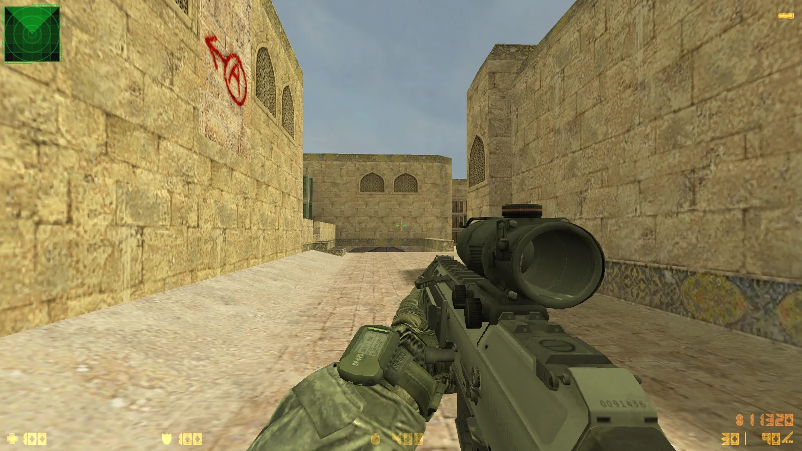 Скриншот  CS 1.6 Warface сборка: 10 новинок, реалистичное оружие, темное меню, оптимизированный конфиг, звуки и текстуры