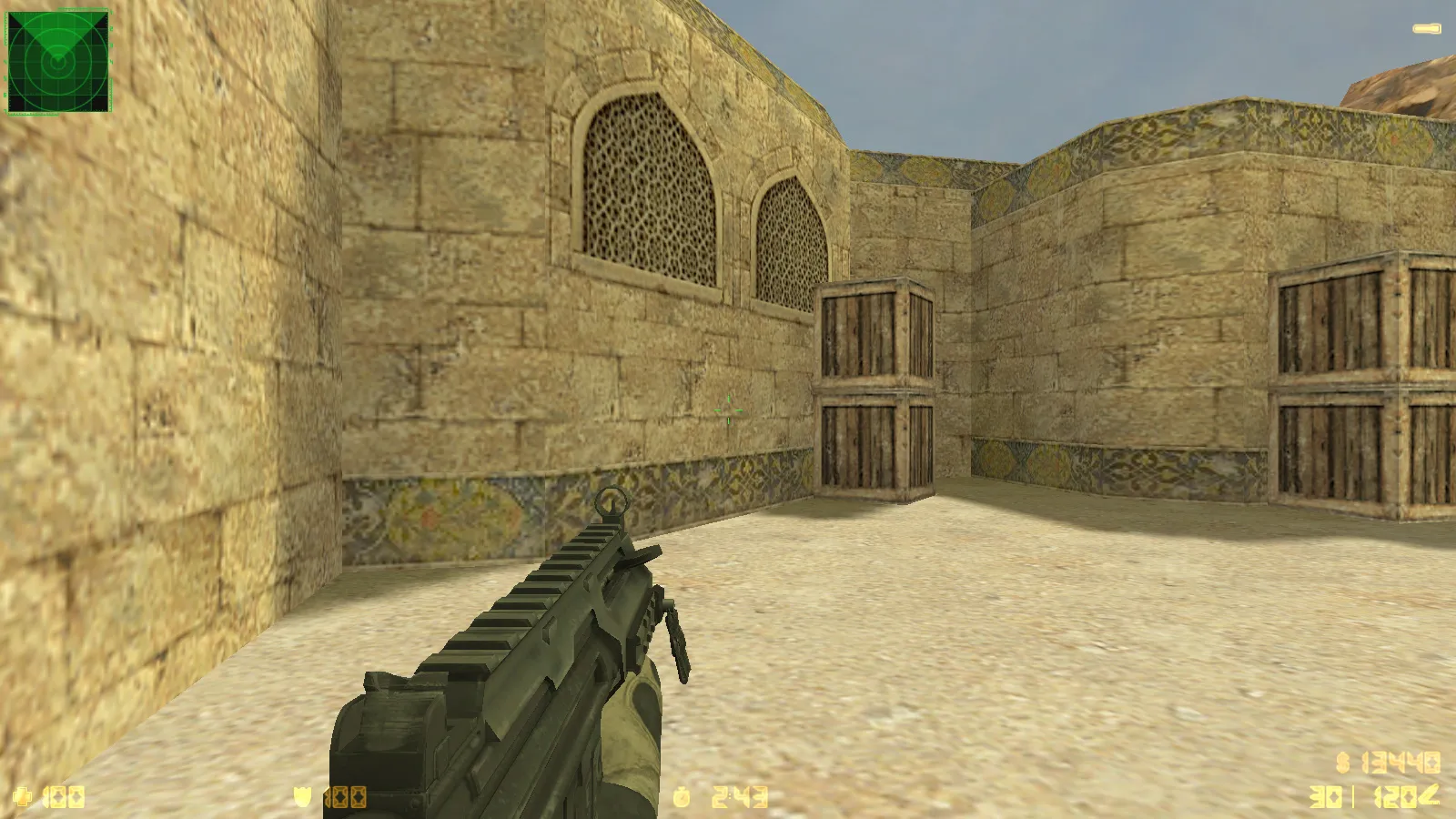 Скриншот  CS 1.6 Warface сборка: 10 новинок, реалистичное оружие, темное меню, оптимизированный конфиг, звуки и текстуры