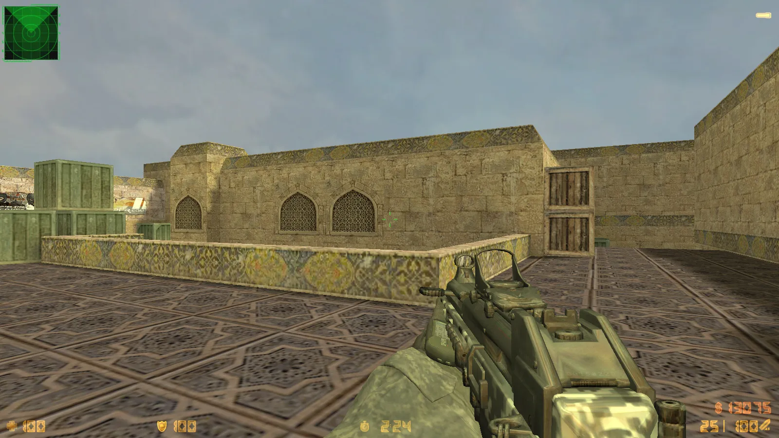 Скриншот  CS 1.6 Warface сборка: 10 новинок, реалистичное оружие, темное меню, оптимизированный конфиг, звуки и текстуры