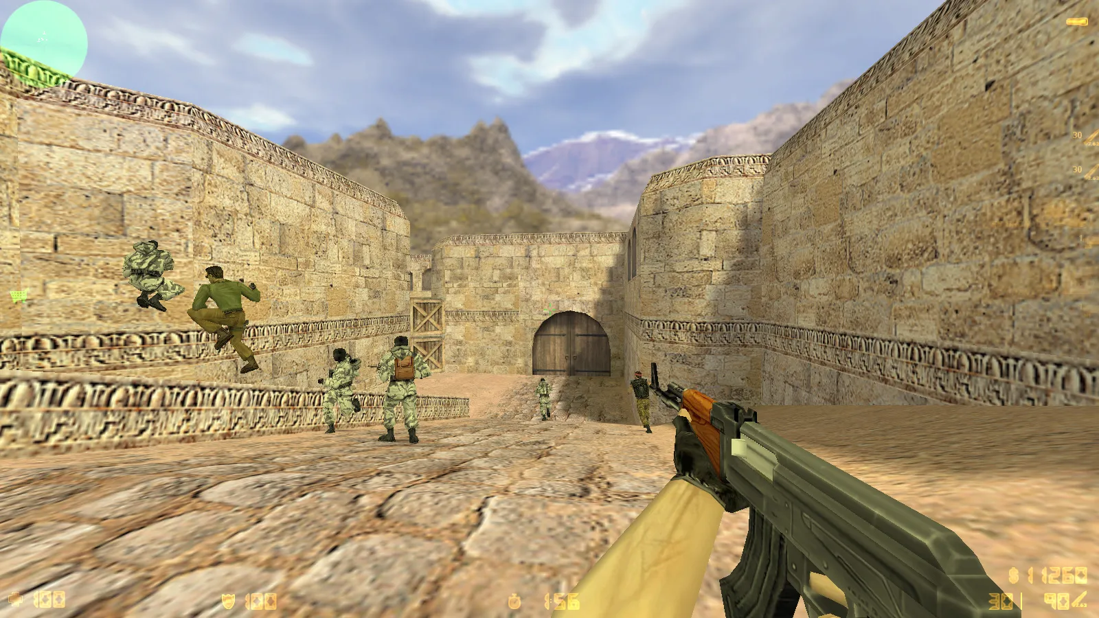 Скриншот CS 1.6 для Wide и UltraWide: оружие не обрезается, адаптация FOV, стабильные сервера, чистый config и быстрый FPS