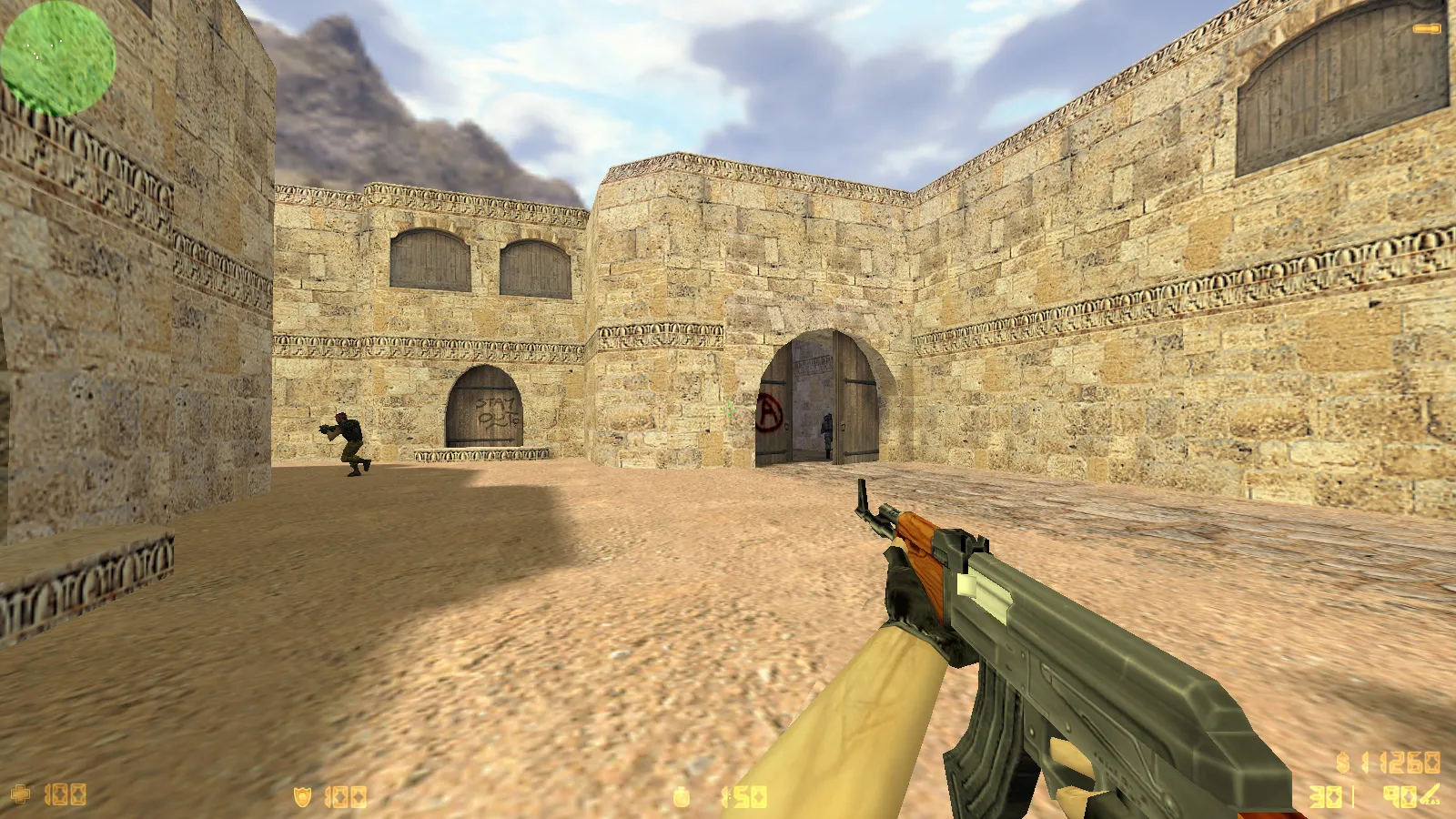 Скриншот CS 1.6 для Wide и UltraWide: оружие не обрезается, адаптация FOV, стабильные сервера, чистый config и быстрый FPS