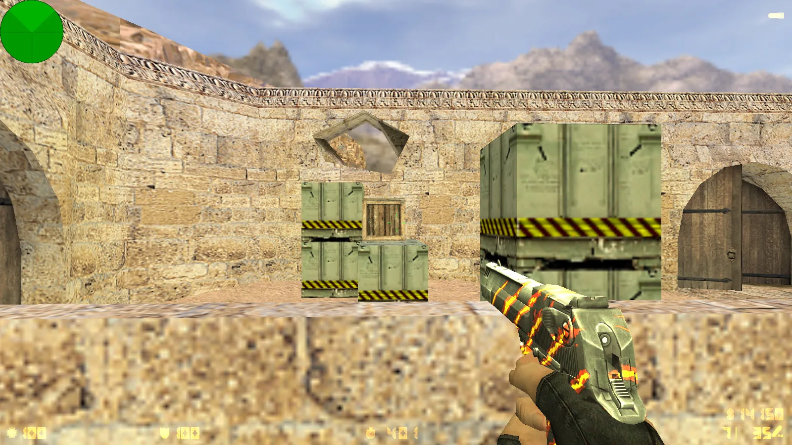 Скриншот  CS 1.6 от Wolf Channel: блогерская сборка с 8 новинками, скины, меню, звуки и оптимизированный config.cfg