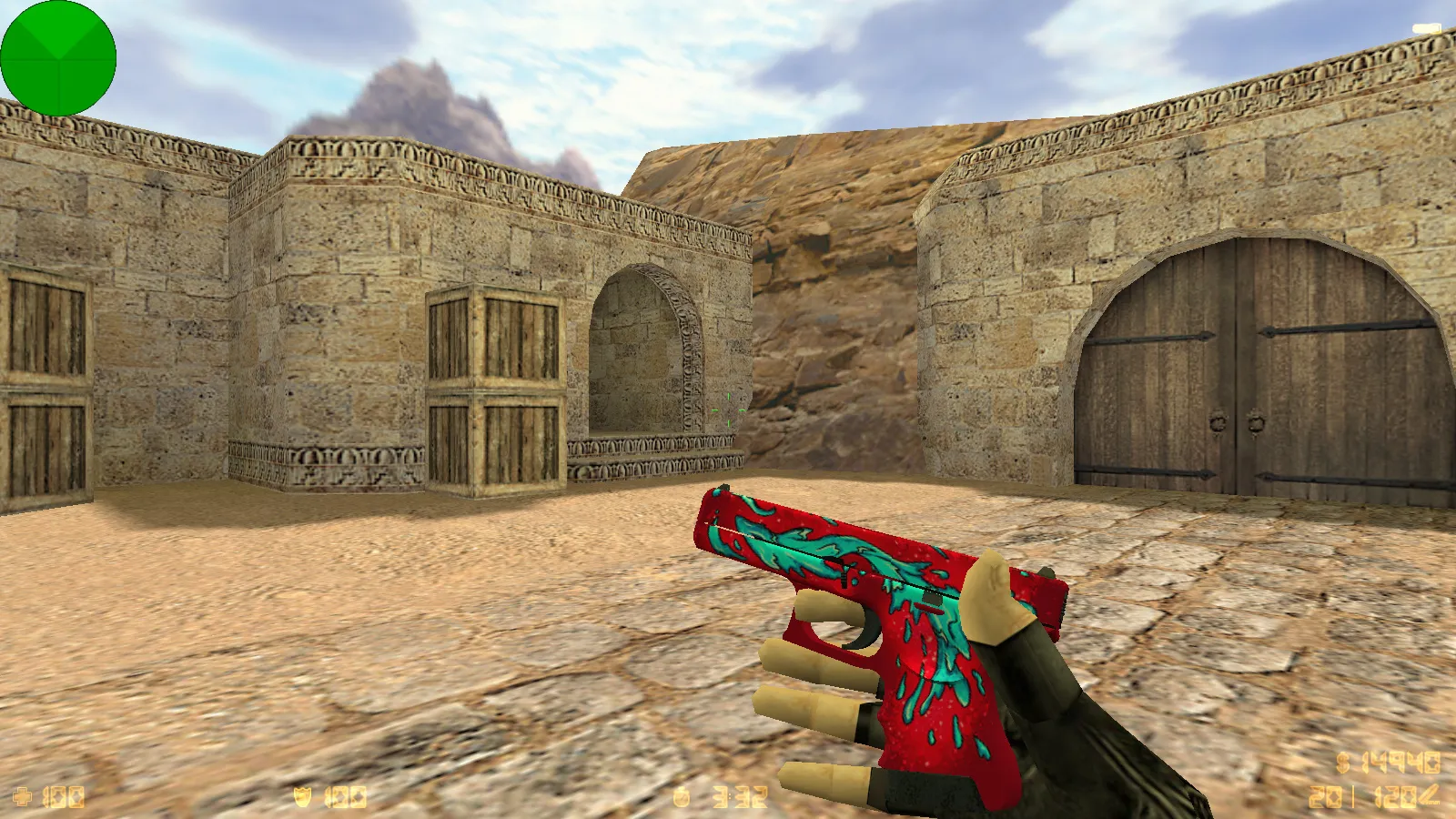 Скриншот  CS 1.6 от Wolf Channel: блогерская сборка с 8 новинками, скины, меню, звуки и оптимизированный config.cfg