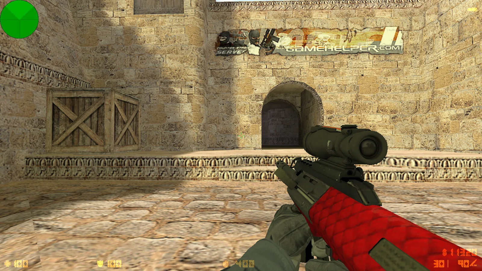 Скриншот  CS 1.6 от Wolf Channel: блогерская сборка с 8 новинками, скины, меню, звуки и оптимизированный config.cfg