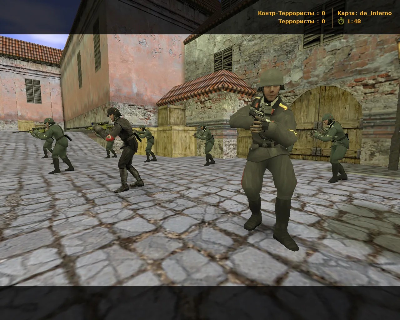 Скриншот  CS 1.6 Вторая мировая война (World War 2) — тематическая сборка с модами, звуками и оптимизированным конфигом