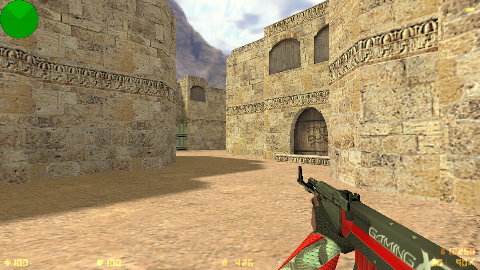 Скриншот CS 1.6 x7 — оптимизация, чистый config.cfg и апгрейды моделей, звуков и меню