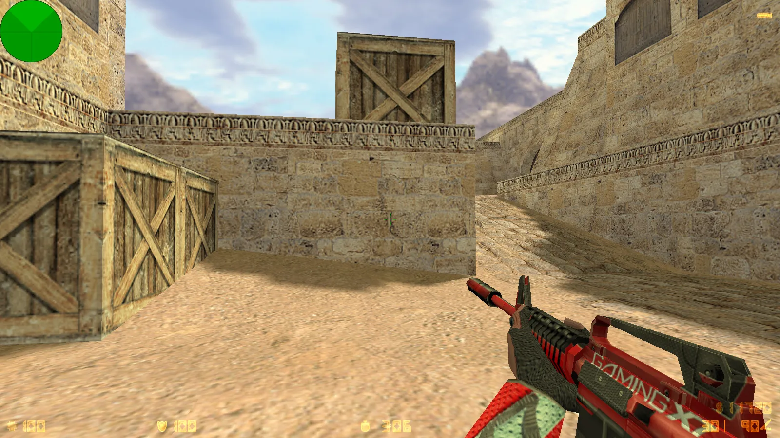 Скриншот CS 1.6 x7 — оптимизация, чистый config.cfg и апгрейды моделей, звуков и меню