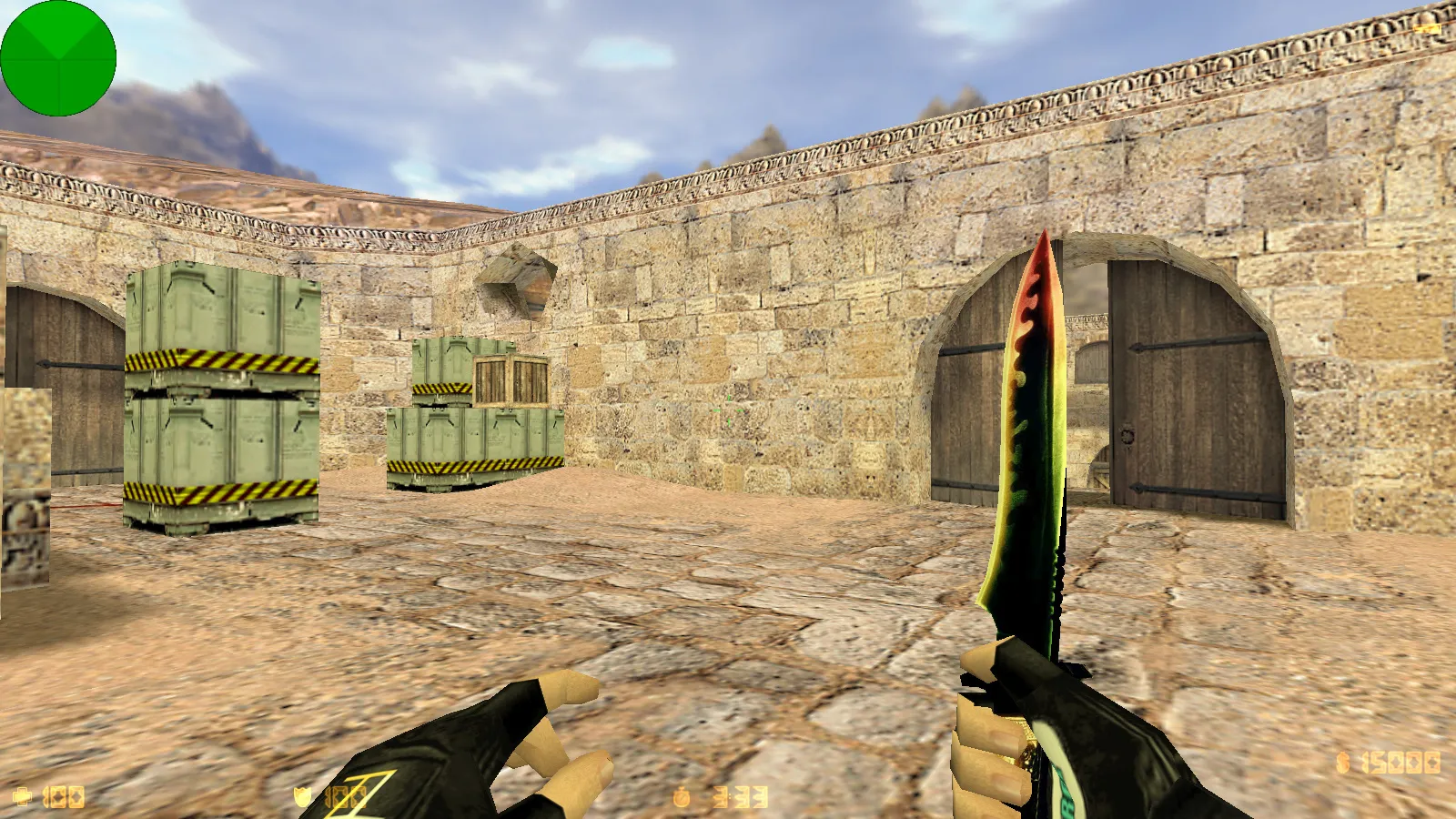 Скриншот CS 1.6 от XARGE: блогерская сборка с 30 скинами, темным меню, музыкой и оптимизированным конфигом