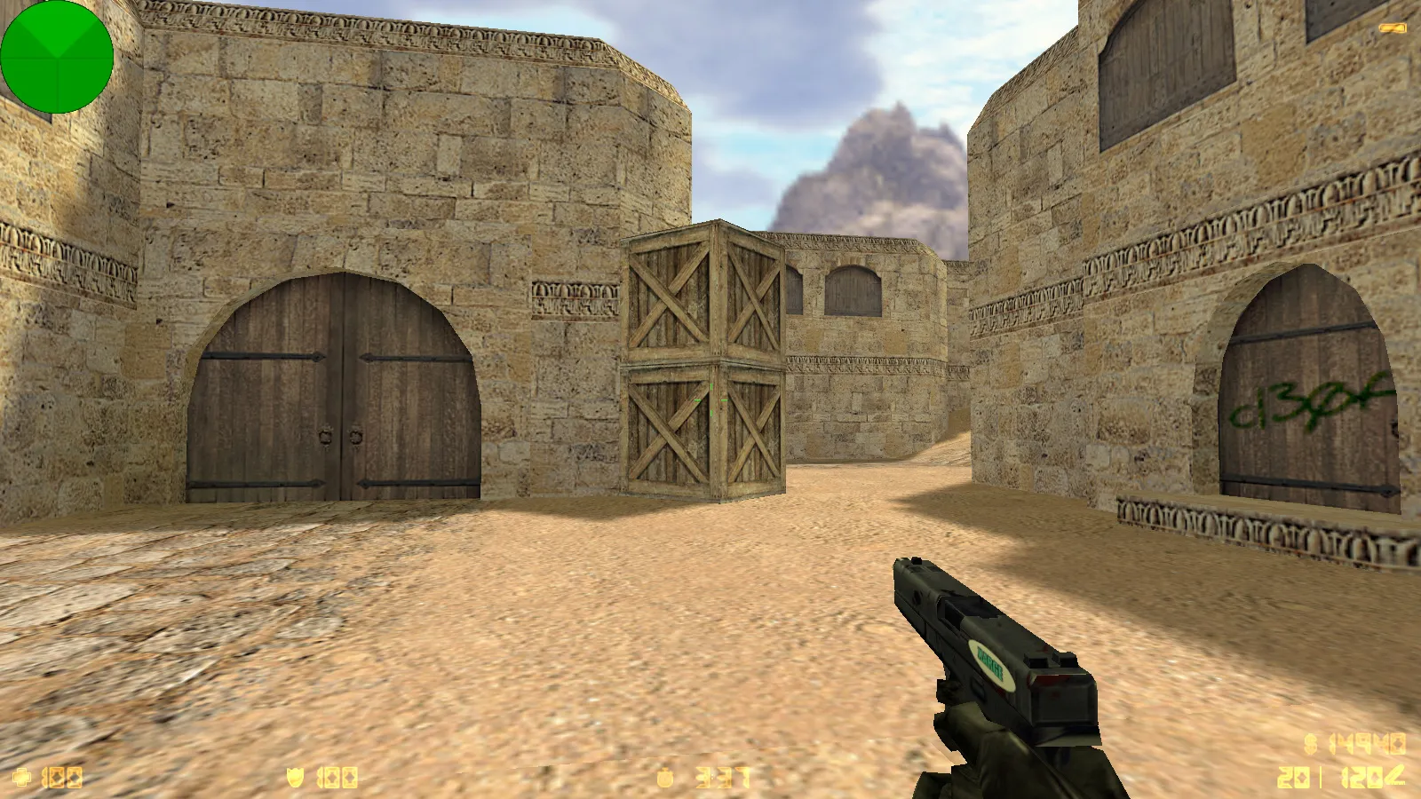 Скриншот  CS 1.6 от XARGE: блогерская сборка с 30 скинами, темным меню, музыкой и оптимизированным конфигом