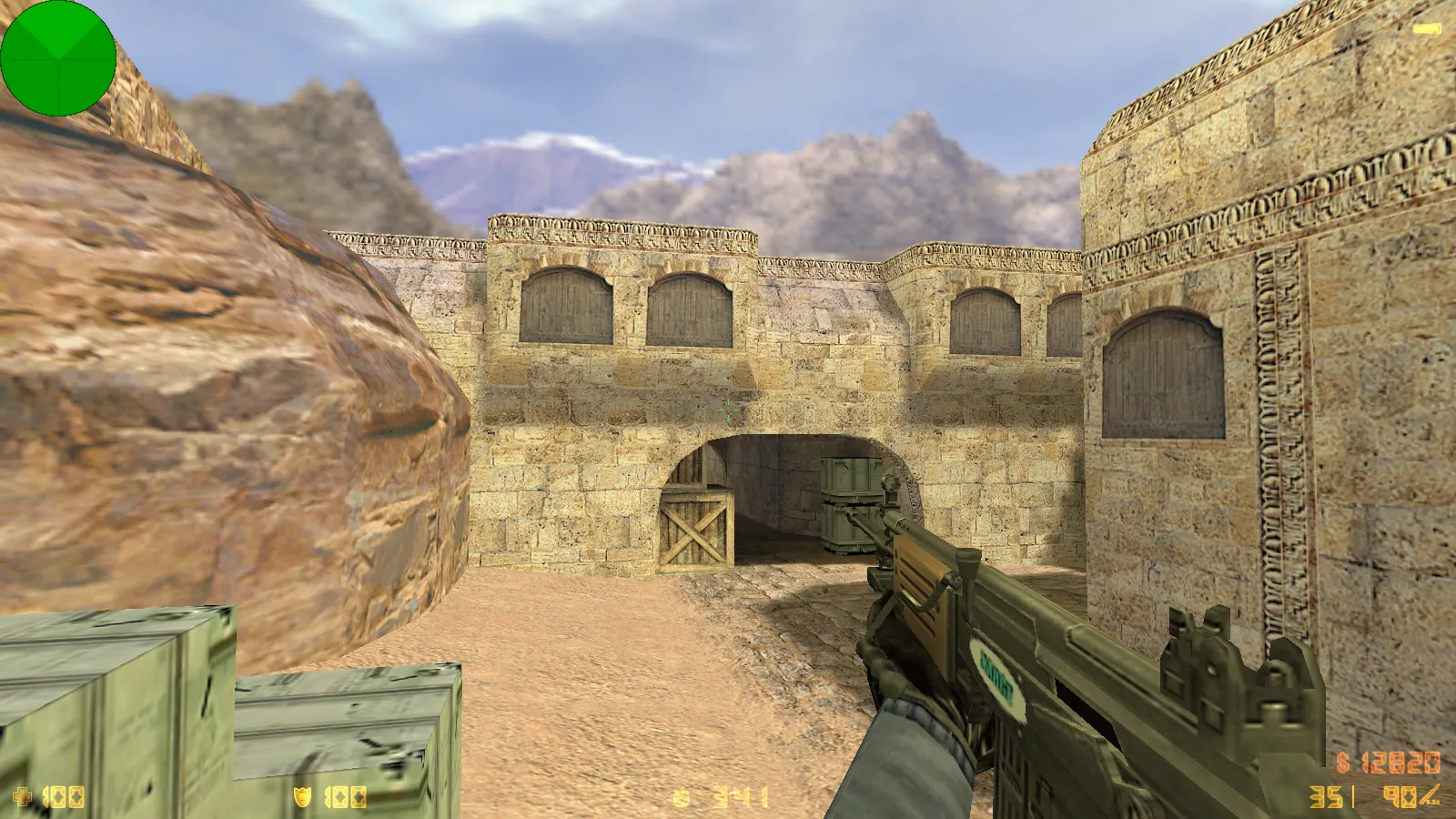 Скриншот  CS 1.6 от XARGE: блогерская сборка с 30 скинами, темным меню, музыкой и оптимизированным конфигом