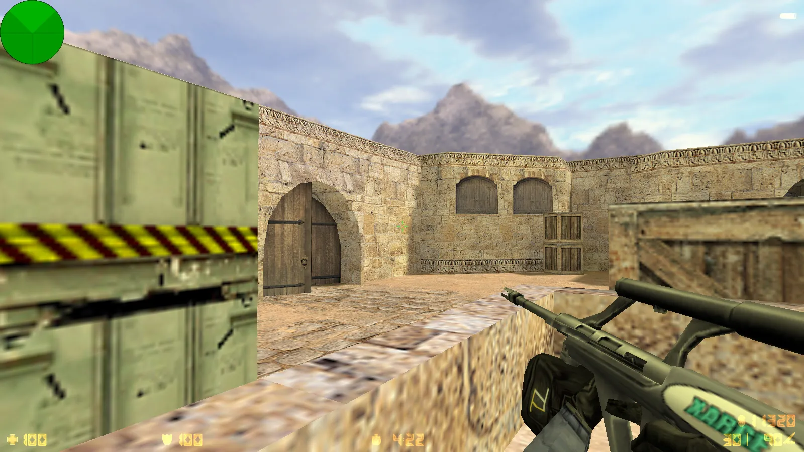 Скриншот  CS 1.6 от XARGE: блогерская сборка с 30 скинами, темным меню, музыкой и оптимизированным конфигом