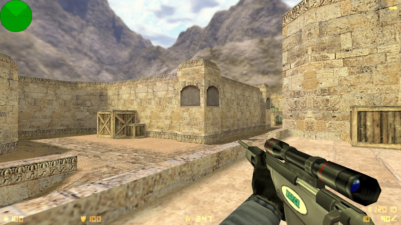 Скриншот  CS 1.6 от XARGE: блогерская сборка с 30 скинами, темным меню, музыкой и оптимизированным конфигом