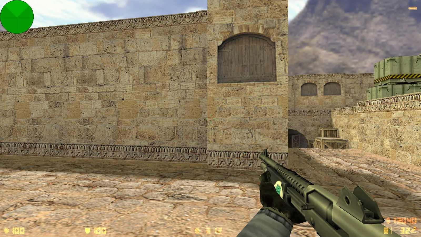 Скриншот  CS 1.6 от XARGE: блогерская сборка с 30 скинами, темным меню, музыкой и оптимизированным конфигом